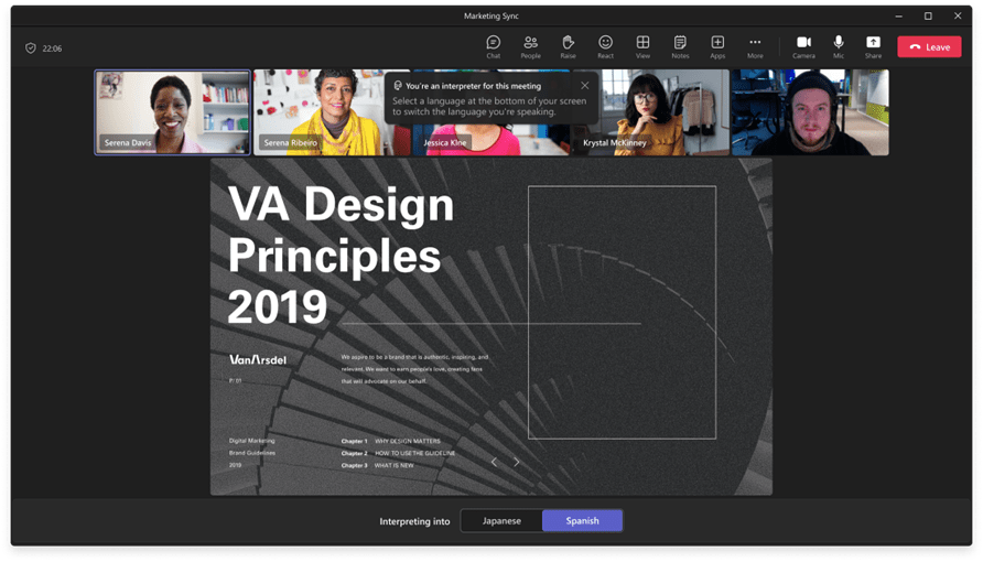 ¡Nueva función en Microsoft Teams! Interpretación bidireccional para reuniones en vivo&nbsp;🌐